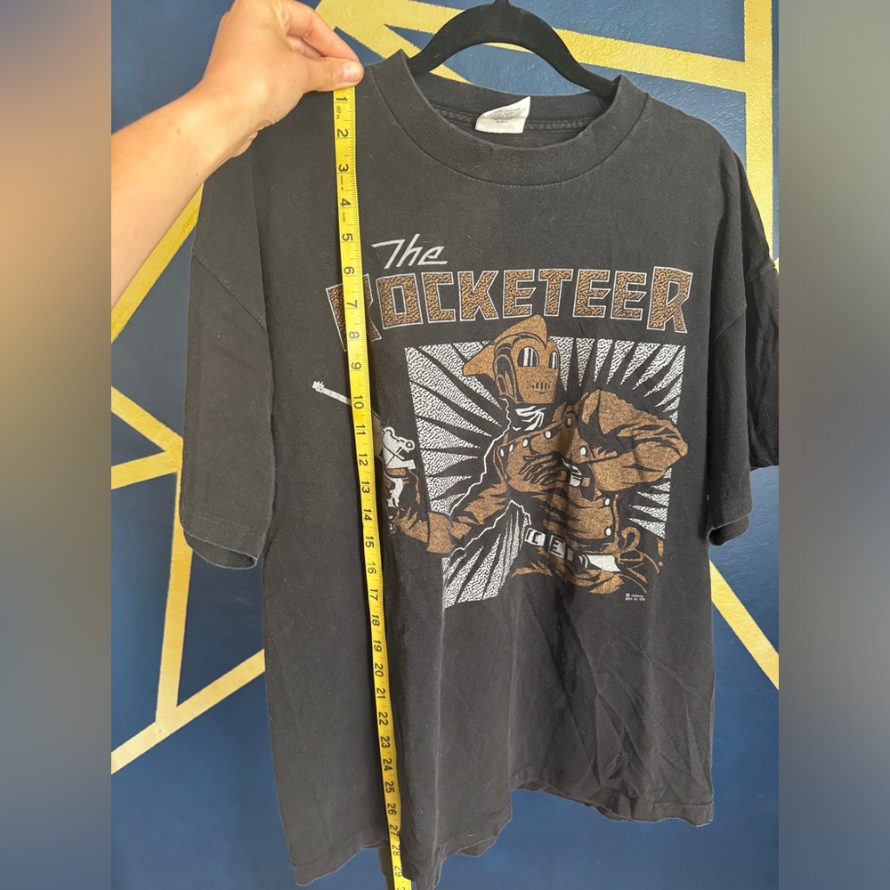 Rare Vintage Disney Rocketeer Shirt from 90s Promo Movie Single Stitch XL